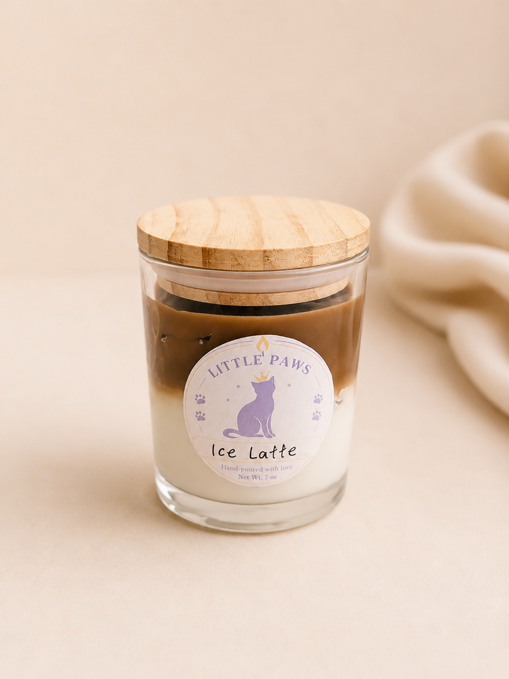 Café Latte Candle- 7oz