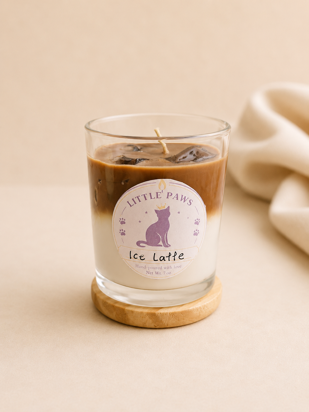 Café Latte Candle- 7oz