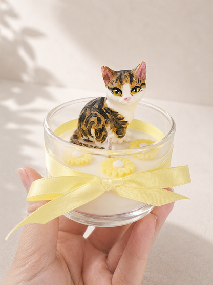 Custom Cat Candle- 4oz