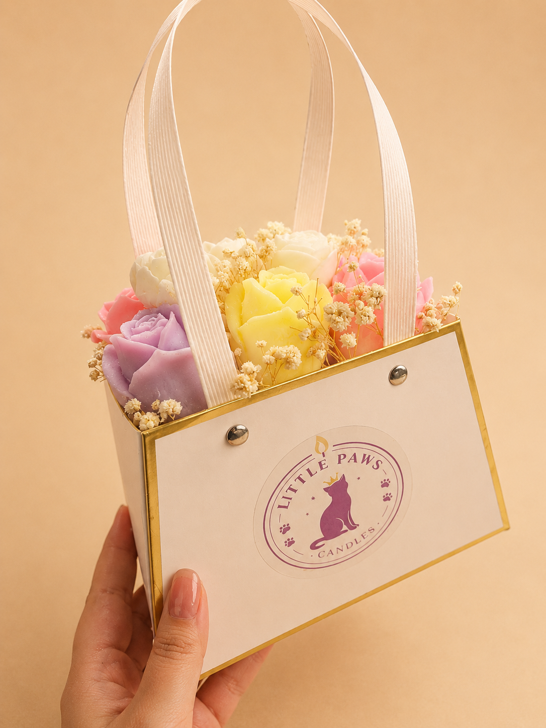 Floral Wax Melt Gift Bag