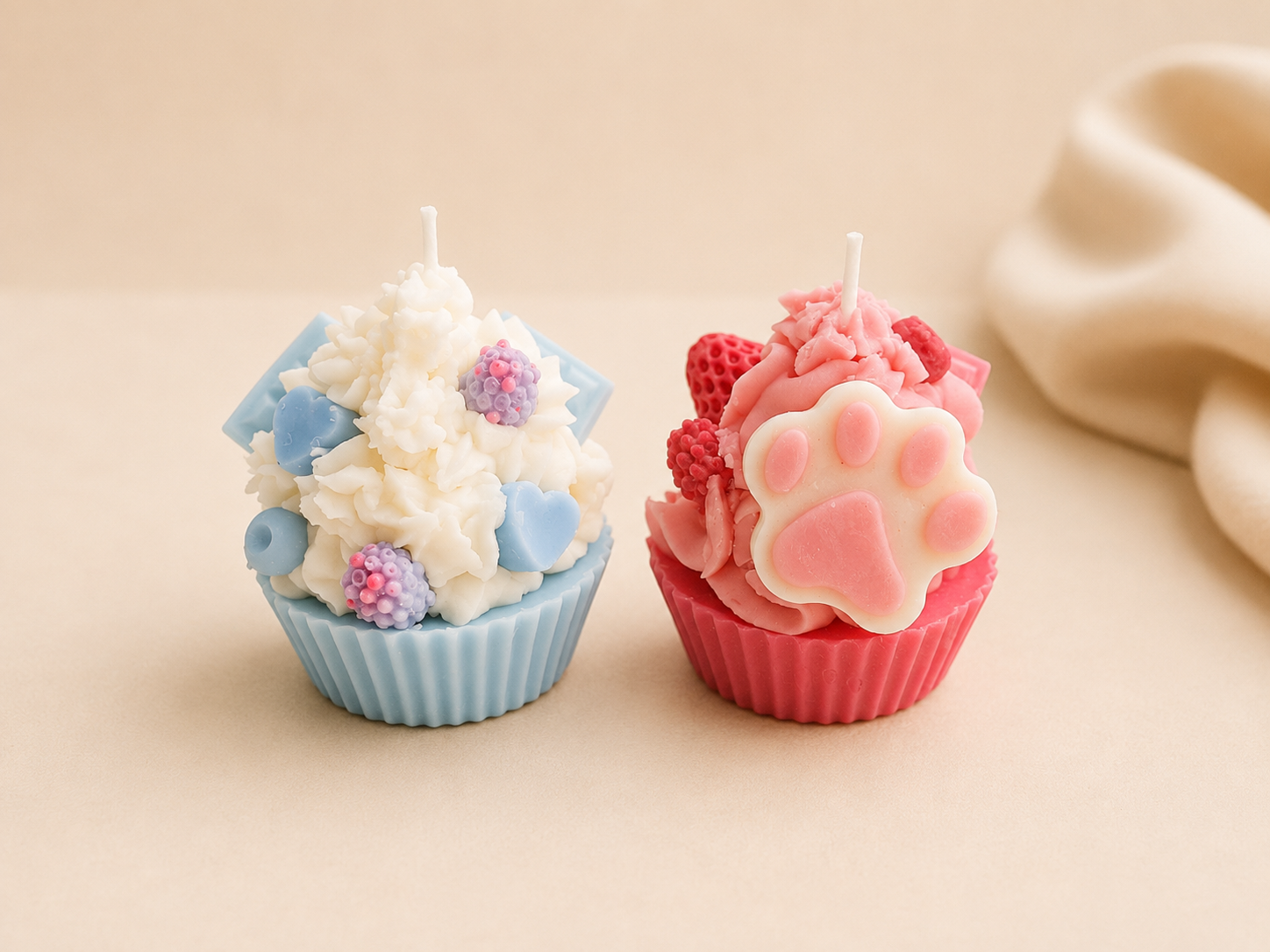 Dessert Cupcake Candle- 4oz