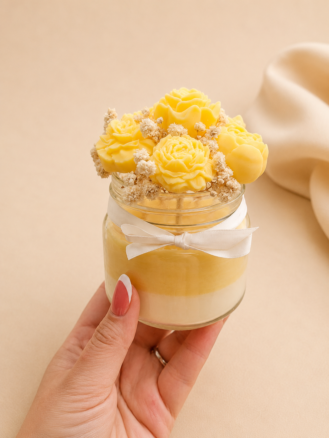 Flower Bouquet Candle- 7oz