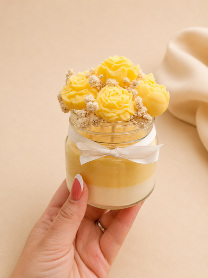 Flower Bouquet Candle- 7oz