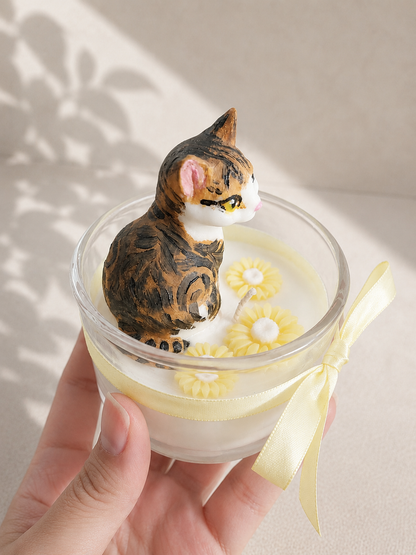 Custom Cat Candle- 4oz