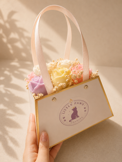 Floral Wax Melt Gift Bag