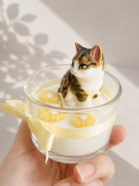 Custom Cat Candle- 4oz