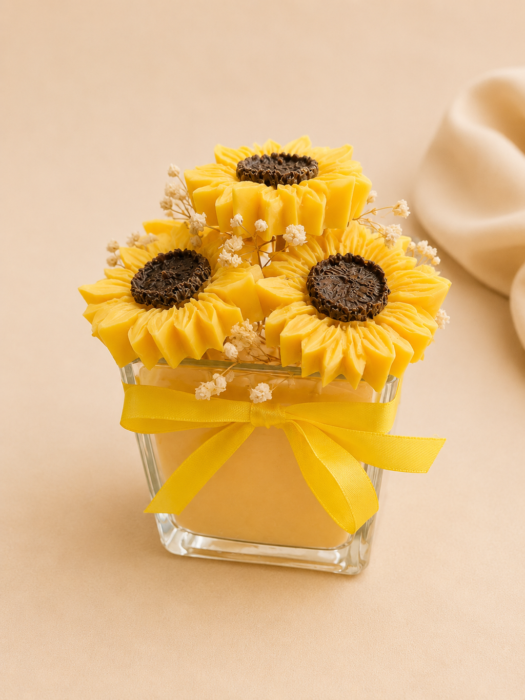Sunflower Bouquet Candle- 7oz