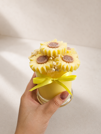Sunflower Bouquet Candle- 7oz