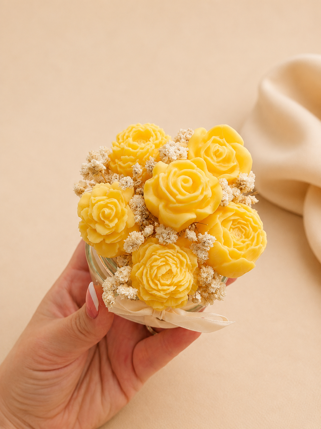Flower Bouquet Candle- 7oz
