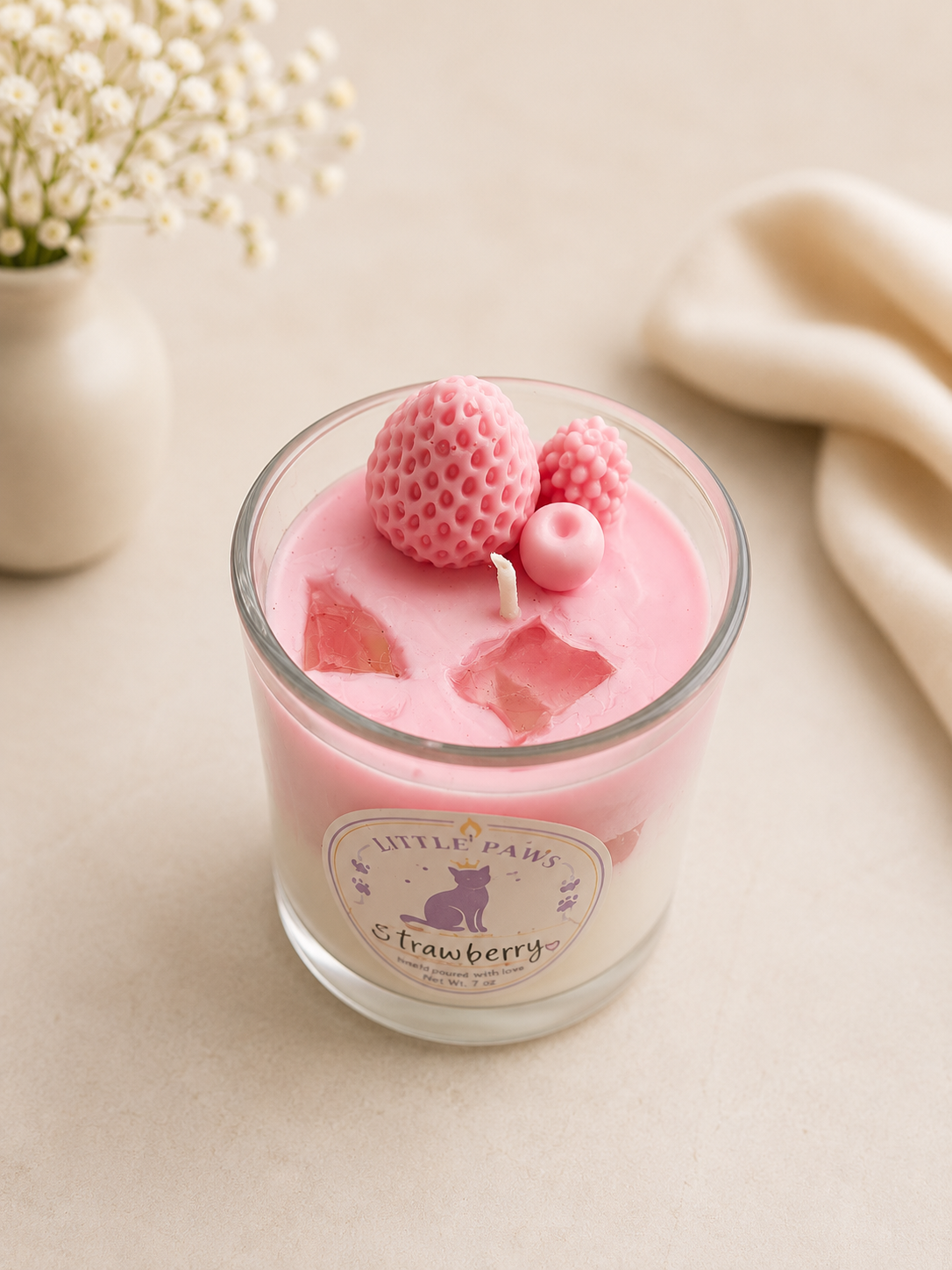 Strawberry Milk Candle - 7oz